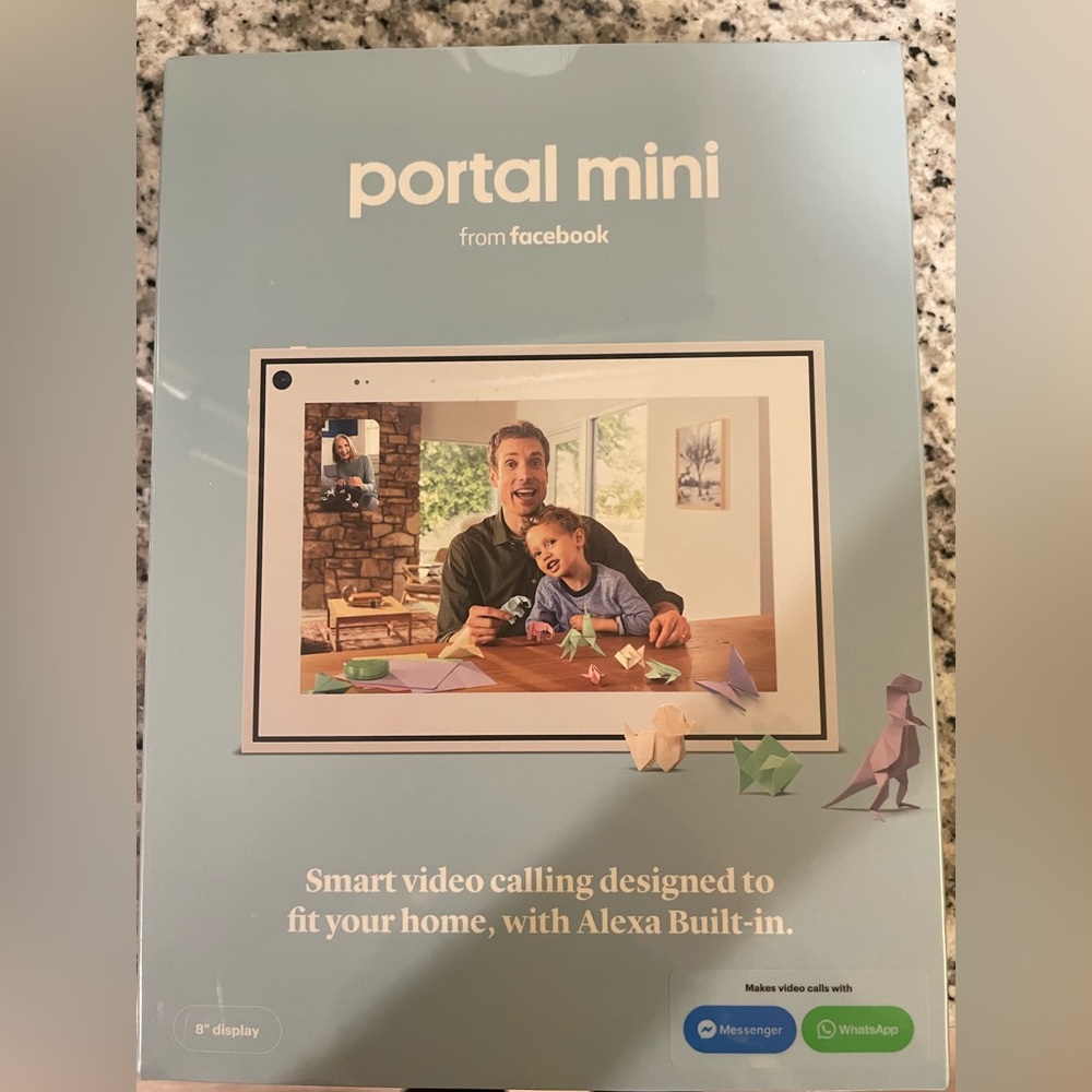 Portal Mini from Facebook - 8” - brand new